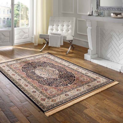 Perzisch tapijt - Regal Ariadne donkerblauw 67x105