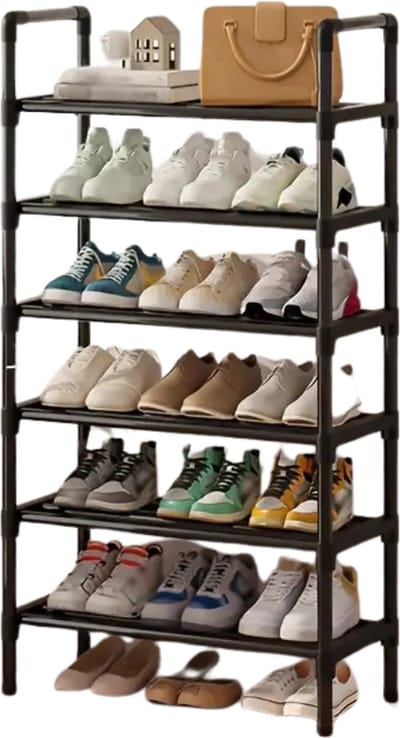 Livano Schoenenrek - Schoenenbank - Deur - Schoenen Opbergsysteem - Organizer - 6 Lagen