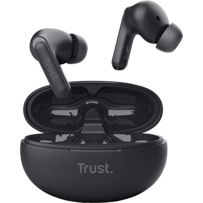 Trust Yavi Headset True Wireless Stereo (TWS) In-ear Oproepen/muziek USB Type-C Bluetooth Zwart
