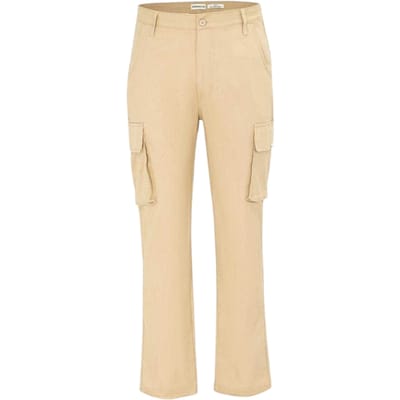 SoulCal Heren Effen Slim Cargo Broek (Crème)