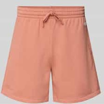 Relaxed fit sweatshorts met logobadge, model 'Sustainable'