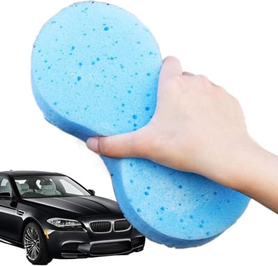 Grote auto waspad - Reinigingsaccessoire - Auto reinigen - Krasvrije honingraat - Grote maat - Niet gespecificeerd