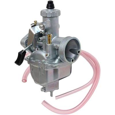 Kit de carburateur VM22 26mm adapté au tuyau d'admission Mikuni Pit Dirt Bike 110cc argenté