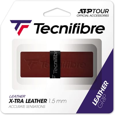 Tecnifibre Leer grip - basisgrip -bruin - 1.5mm