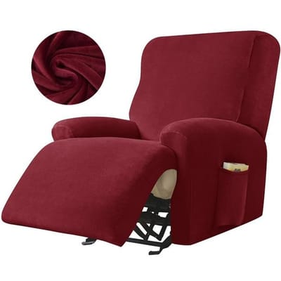 Fluwelen relaxfauteuilhoes stretch ligstoel bankhoezen voor woonkamer bankhoezen meubelbeschermer elastisch