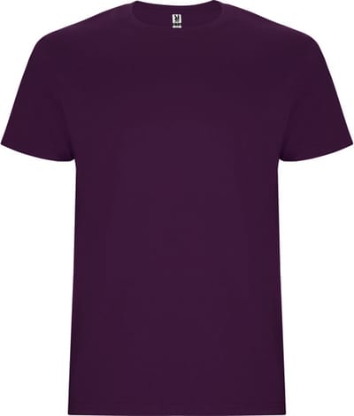 4 Pack T-shirts unisex met korte mouwen, 190 gram 'Stafford' Paars - S