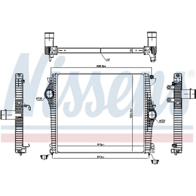 Intercooler NISSENS 961532