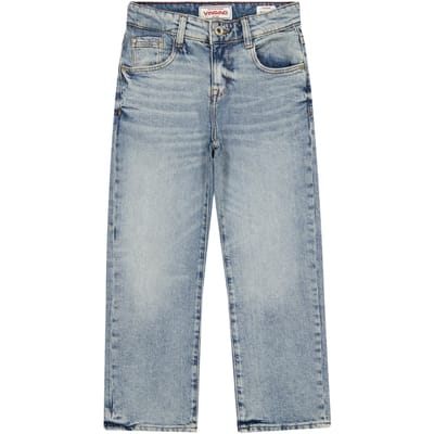 Vingino Boys Giovanni Jeans Light Vintage Maat: 9 | Spijkerbroeken Outlet | Unisex | Blauw