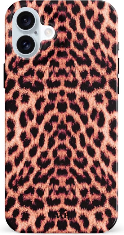 xoxo Wildhearts siliconen hoesje geschikt voor iPhone 16 hoesje - Leopard Dream - Kwalitatieve backcover - TPU materiaal - Tijgerprint - Luipaardprint - Dierenprint