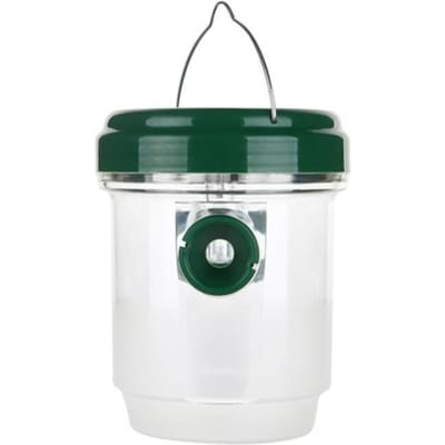 Wasp Piège LED solaire Fly Trap insectes Catcher réutilisable Piège à insectes vert