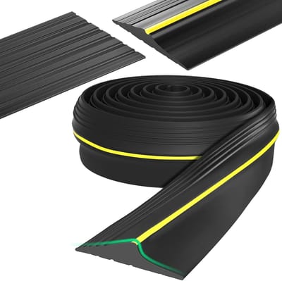 Garagedeurafdichting 4,8 m - Drempelafdichting voor Garage - Waterdichte Rubber Strip voor Wind en Weer