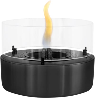 Tenderflame Café 18 Tafelhaard - Gun Metal - Tenderfuel - Bio-Ethanol Alternatief - Rookvrij, veilig, schoon en geurarm