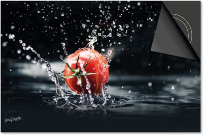 Inductie beschermer 60x60 - afdekplaat inductie mat - Dietrix Kookplaat beschermer - Exclusief - Splash - Tomaat