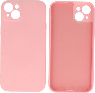 Fashion Backcover Telefoonhoesje - Color Hoesje - Geschikt voor iPhone 14 Plus - Roze