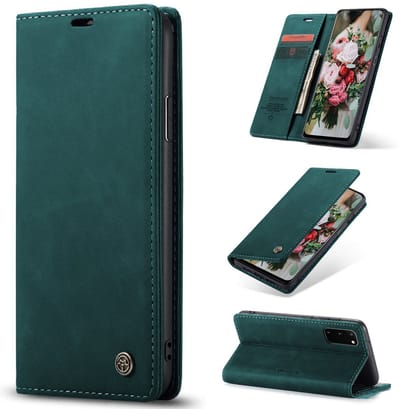 Casemania Hoesje Geschikt voor Google Pixel 10 - Emerald Green - Dunne Portemonnee Bookcase met Pasjeshouder en Ingebouwde Standaard Functie - Slim Wallet Case