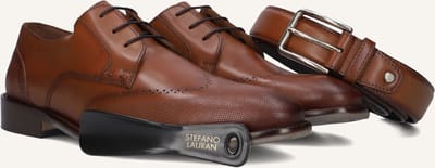 STEFANO LAURAN Msh0010098 Nette schoenen - Veterschoenen - Heren - Cognac - Maat 41