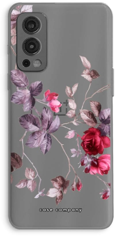 Case Company® - Hoesje geschikt voor OnePlus Nord 2 5G hoesje - Mooie bloemen - Soft Cover Telefoonhoesje - Bescherming aan alle Kanten en Schermrand