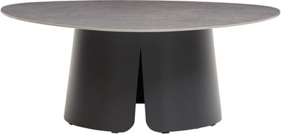 Serenno lounge tuintafel 97x97xH37 cm aluminium antraciet