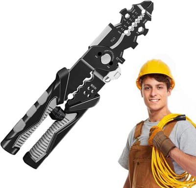 Kabelstripper Tang - Draadstripper Crimper - Elektra Werk - 25-in-1 Multifunctioneel - 213 cm - Multicolor
