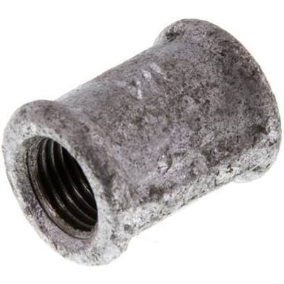 Rp 1/4'' Verzinkt Gietijzeren Ronde Sok 25 Bar [5 Stuks]
