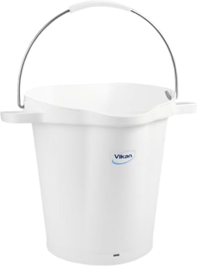 Emmer | 20L | Vikan | Hygiëne | met schenktuit | Food | Wit