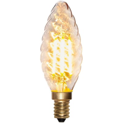 Star Trading Soft Glow LED kaarslamp barokstijl - E14 - 3W - Dimbaar - Super Warm Wit <2200K