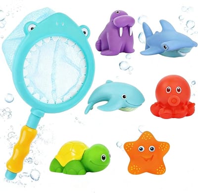 Water Spray Bad Speelgoed voor Kinderen van 1 tot 4 Jaar - Anti-Mould Badaccessoires voor Jongens en Meisjes (7 Stuks)