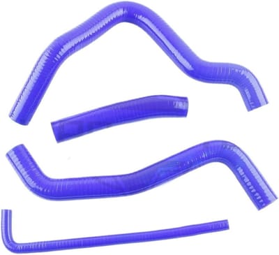 Radiatorslangen Set - Koelvloeistof Slangen - Motor Onderhoud - Hittebestendig Siliconen - 4 Stuks - Blauw