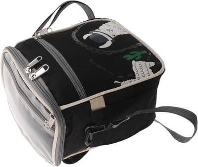 Kinderwagen Organizer - Baby tas - Onderweg Boodschappen - Waterafstotend Materiaal - 21 x 19 x 12 cm - Zwart