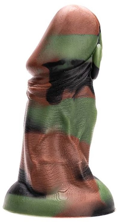Kiotos Revolt - Dildo Fantasie - Green Army - 05 - Medium - 14,5 x 5 cm