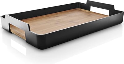 Eva Solo - Nordic Kitchen Dienblad 50x34 cm Bamboe - Zwart - Bruin - Bamboe - Kunststof