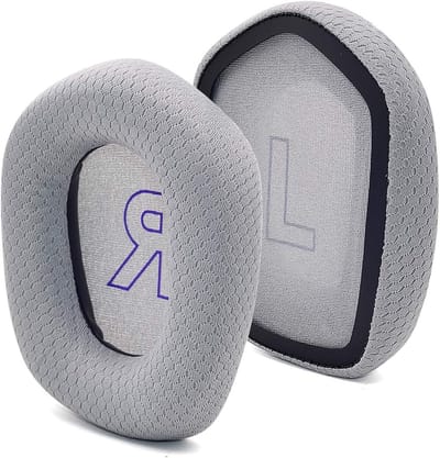 Vervangende Oorkussens voor Gaming Headset - Comfortabele Oorkussens met Geluidsisolatie en Duurzaam Mesh, Geschikt voor Logitech G733 en Andere Modellen (Grijs)