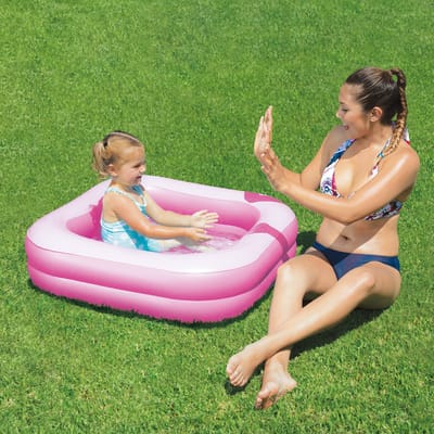 Summer Waves - Babyzwembad - Roze 86 x 86 x 25 cm