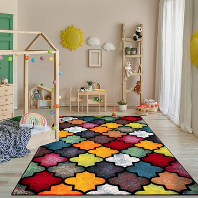 Modern tapijt Samara multicolor 80x150 cm