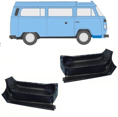 Reparatie voorste trap voor Volkswagen Transporter T2 1967-1979 / Links + Rechts