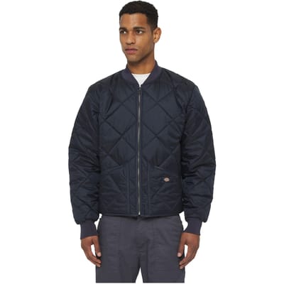 Dickies Diamond Heren Blauw Gequilt Jacket