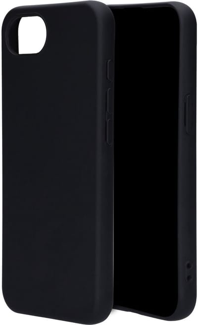 Mobiparts hoesje geschikt voor de Apple iPhone 16e Apple iPhone 17e - Siliconen - Zwart