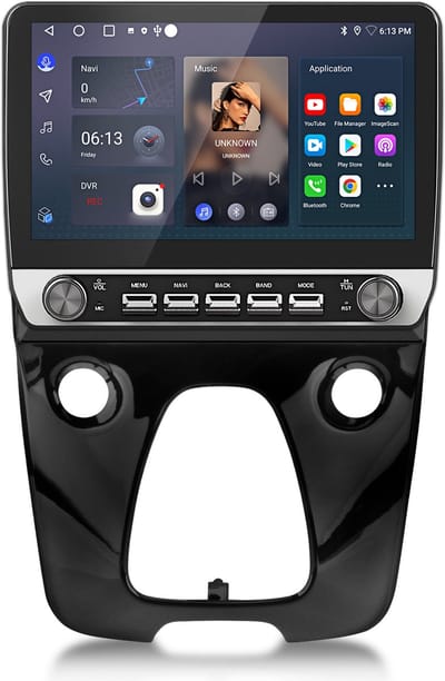 Junsun Android 15 Autoradio Geschikt Voor Toyota Aygo Citroen C1/Peugeot 108 Accessoires, 6GB+128GB, Draadloze CarPlay & Andriod Auto, DAB+, GPS-navigatie, Bluetooth, Stuurwielbediening, WiFi, 10,1-inch Touchscreen, DSP, 4G Lte, Octa-core processor