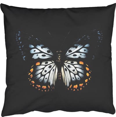 Sierkussens - Kussentjes Woonkamer - 50x50 cm - Vlinder - Monochroom - Balans