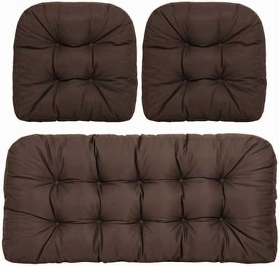Tuinkussens Set - Terraskussens Buiten - Comfort Buiten - UV Bestendige Stof - 3 Stuks - Grijs