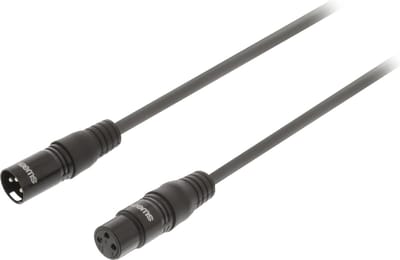 Sweex XLR (m) - XLR (v) audiokabel - 5 meter