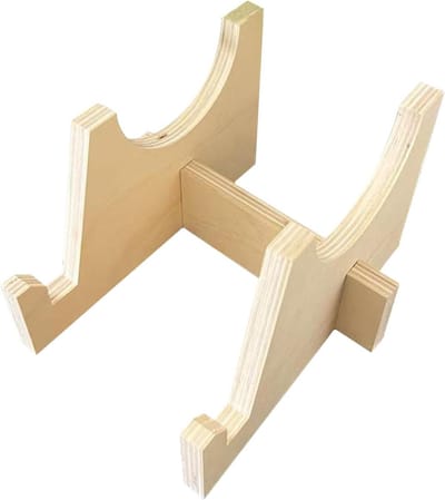 Balance Board Opbergrek - Rolplank Standaard - Fitness Organiseren - Duurzaam Houtmateriaal - 22 x 20 x 13.8 cm - Houtkleur