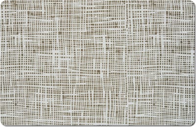 Zeller placemats gestreept - kunststof - 44 x 29 cm - grijs - abstract