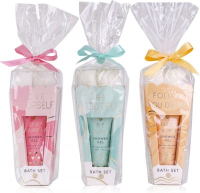 Be Youtiful - Bath Set - 3X - Shower Gel - Tea Rose & Velvet