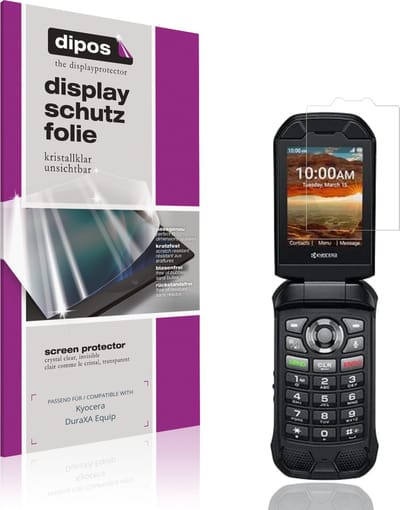 dipos – 4x Beschermfolie geschikt voor Kyocera DuraXA Equip | Krasbestendige & heldere Screenprotector Ultra-Thin