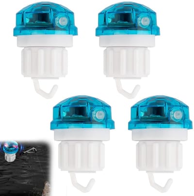 Allecto - Elektronische Beetmelders - 4x beetmelders met LED en bewegingssensor - Voor dag en nacht visserij - Betrouwbare indicatie - Handig en g