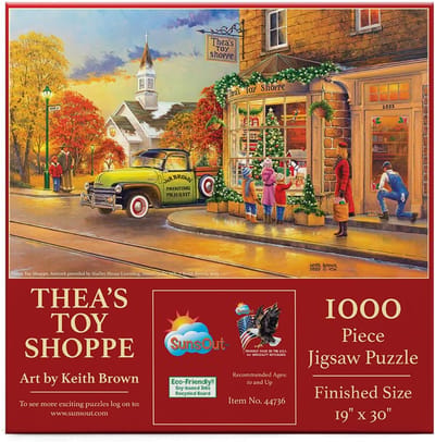 Legpuzzel 1000 stukjes - Puzzel plezier - Ontspannen tijdverdrijf - Gedetailleerde afbeelding - 30 x 30 cm