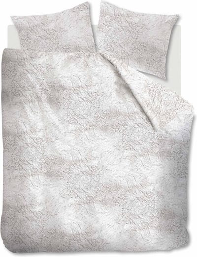 AHWM Soft Dekbedovertrek - Eenpersoons - 140x200/220 cm - White