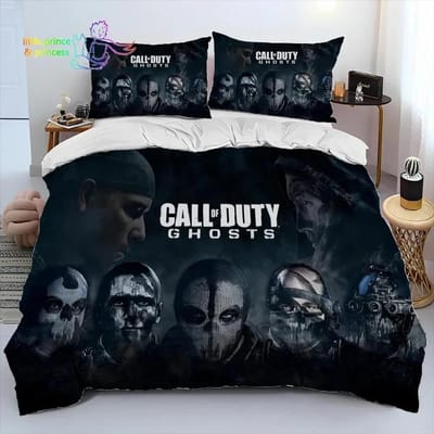 Game Call of Duty Gamer Dekbed Beddengoed Set Eenpersoons Twin Vol Queen King Size Bedset Volwassene Kind Slaapkamer Beddengoed Cadeau AU Single 140x210cm