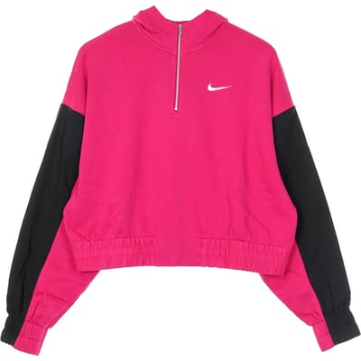 Cropped dameshoodie W Sportswear Icon Clash hoodie met rits Fireberry/zwart/wit